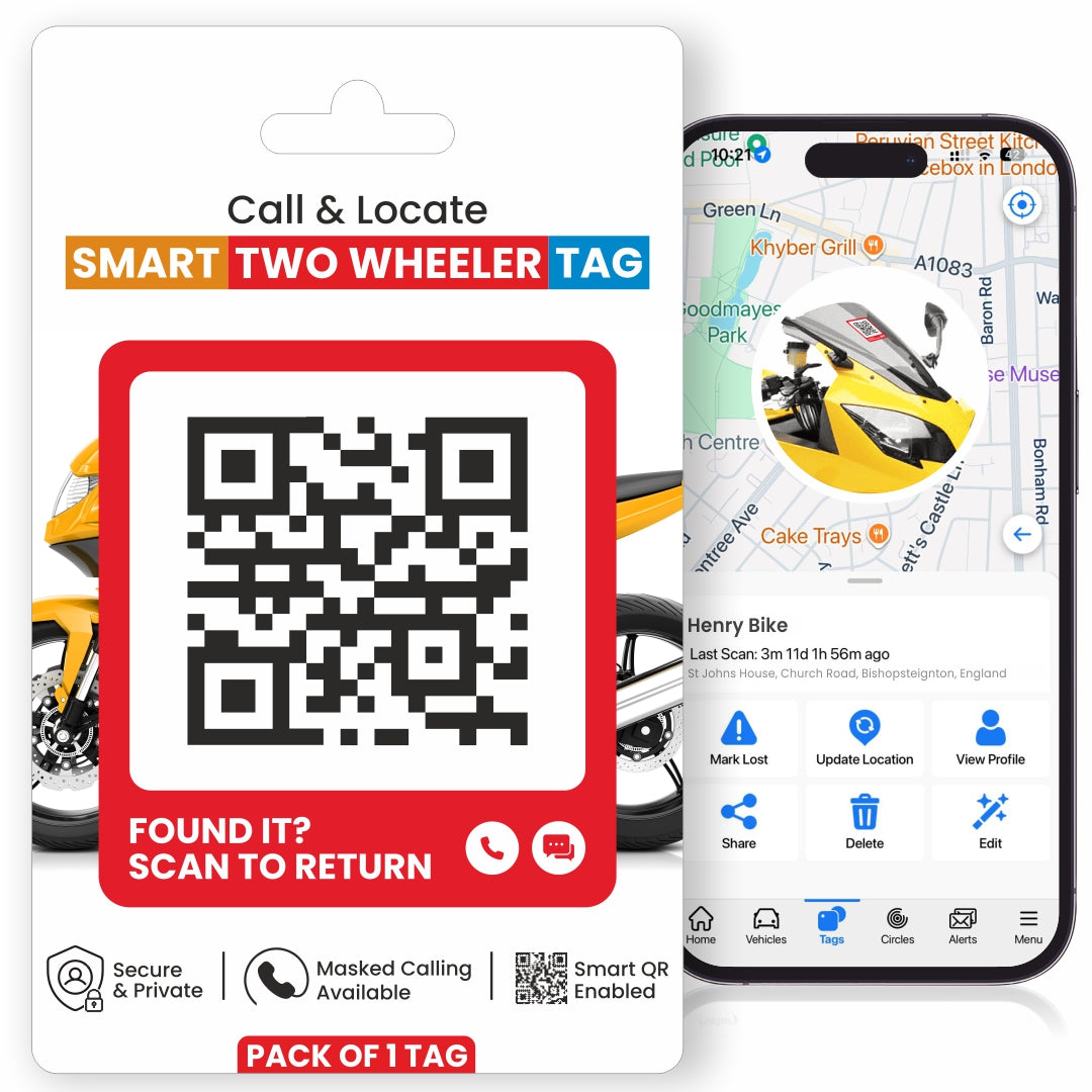 Two Wheeler Parking TAG