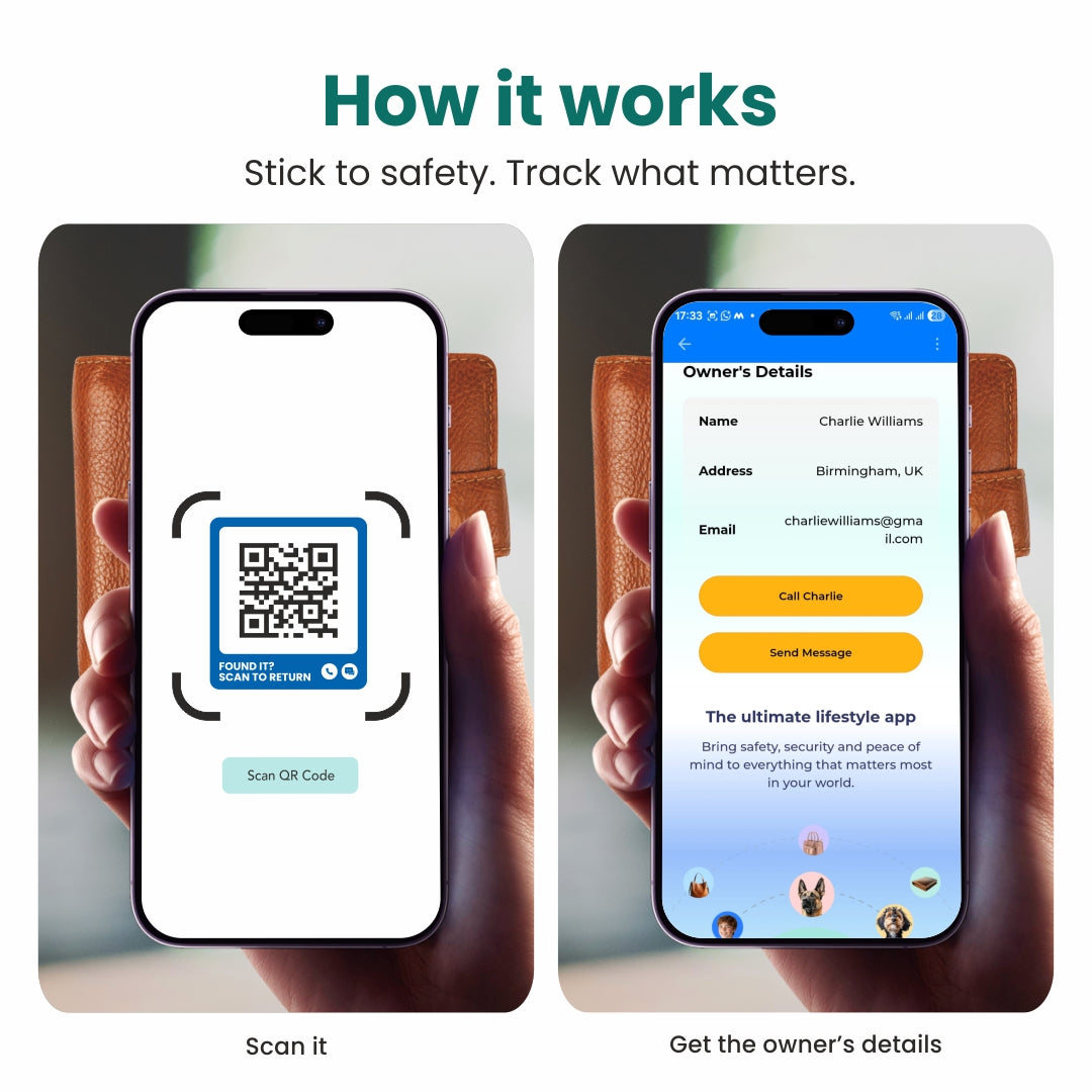 Call & Locate StickerTAG