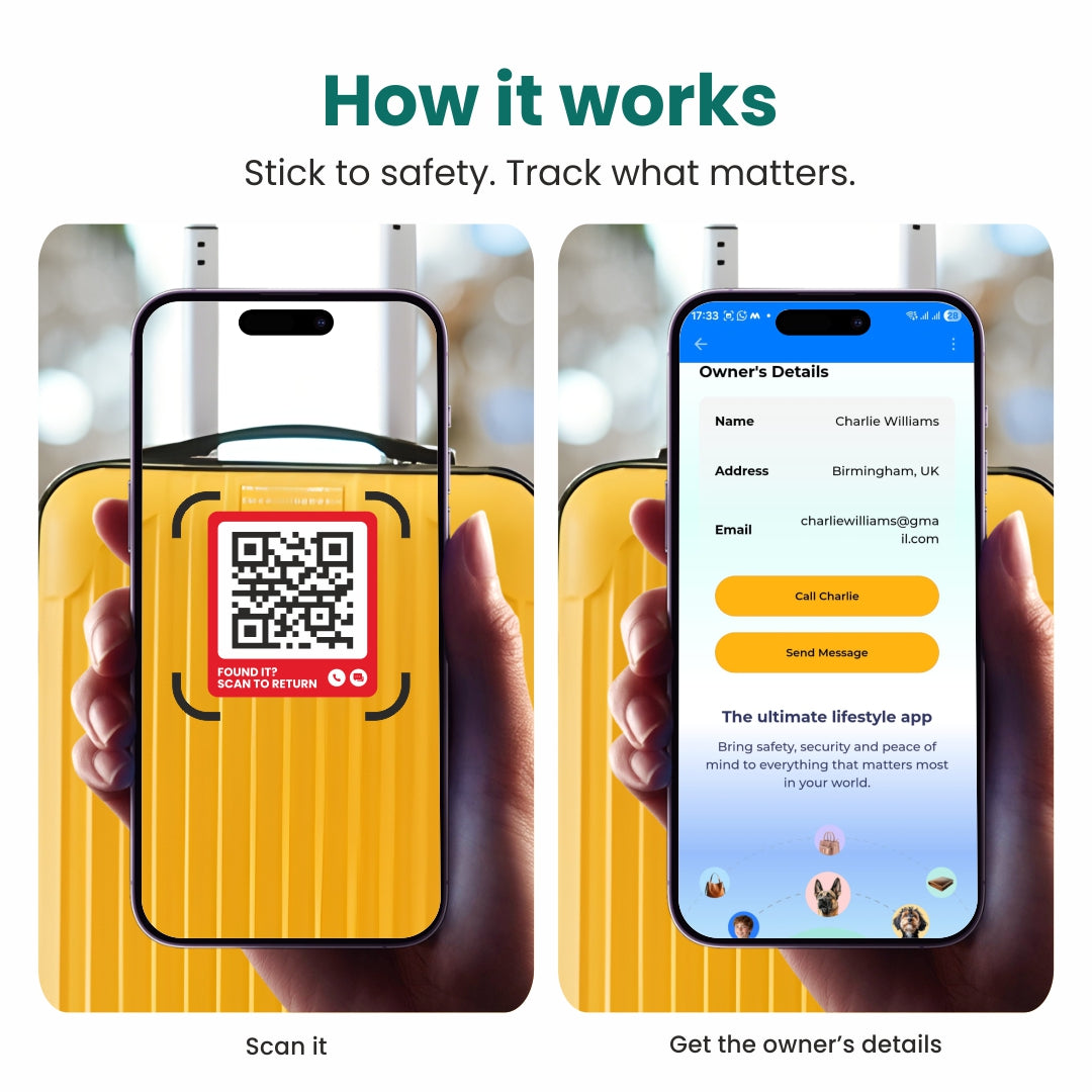 Call & Locate Luggage TAG