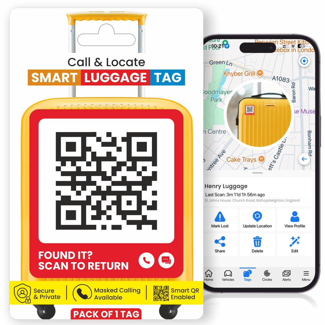 Call & Locate Luggage TAG